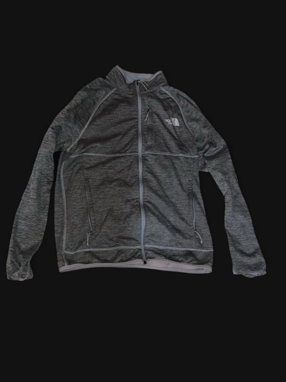 The North Face Men's Heather Gray Full-Zip Performance Jacket